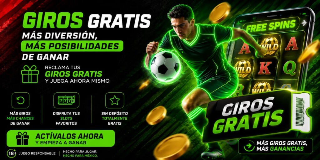 Giros gratis: futbolista, slots en móvil, reclama tus giros y juega ahora. Monedas doradas y juego responsable 18+.